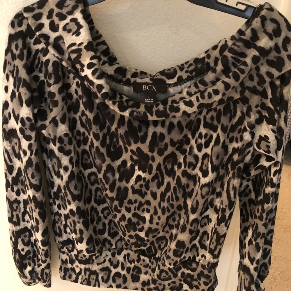 Animal print top